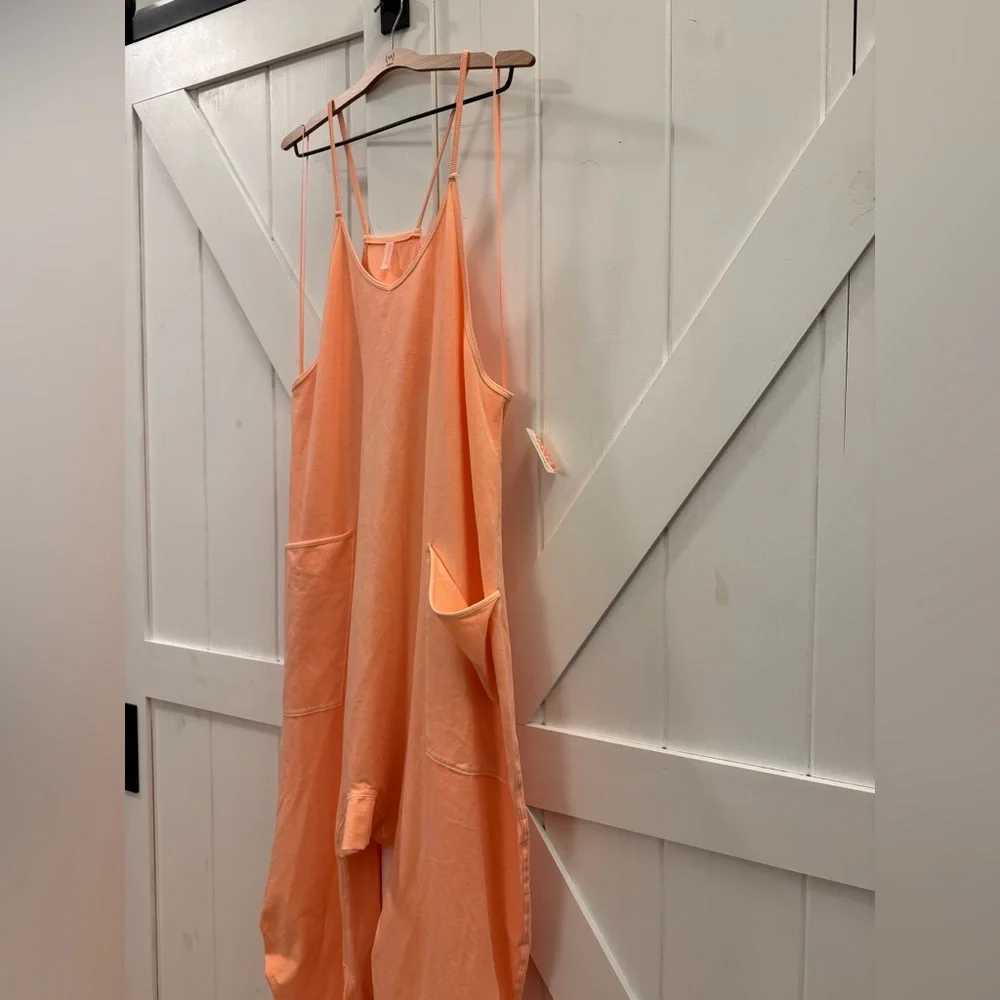 Free People Movement Hot Shot
Onesie Jumpsuit in Pastel Peach - Picture 5 of 8